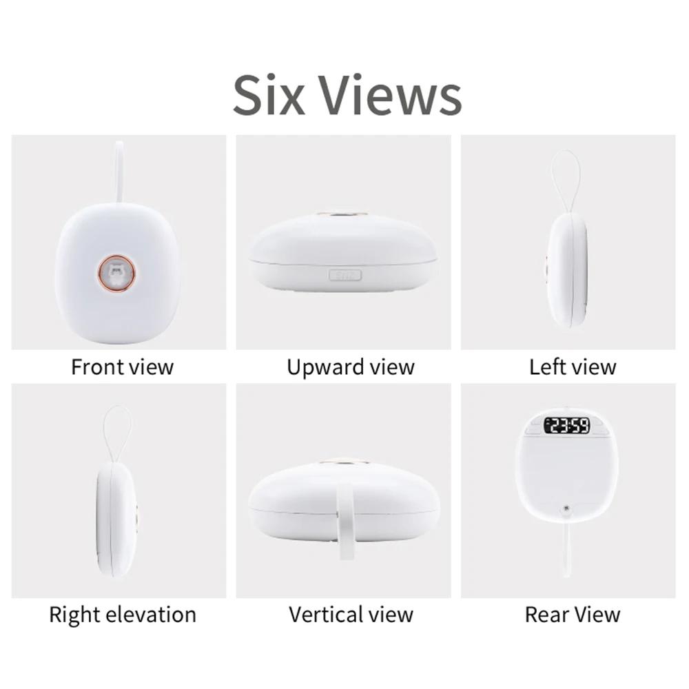 TS-BC670 Réveil Silencieux Vibration Réveil Étudiants Réveil Bain Réveil Artefact Créatif Mignon Ani