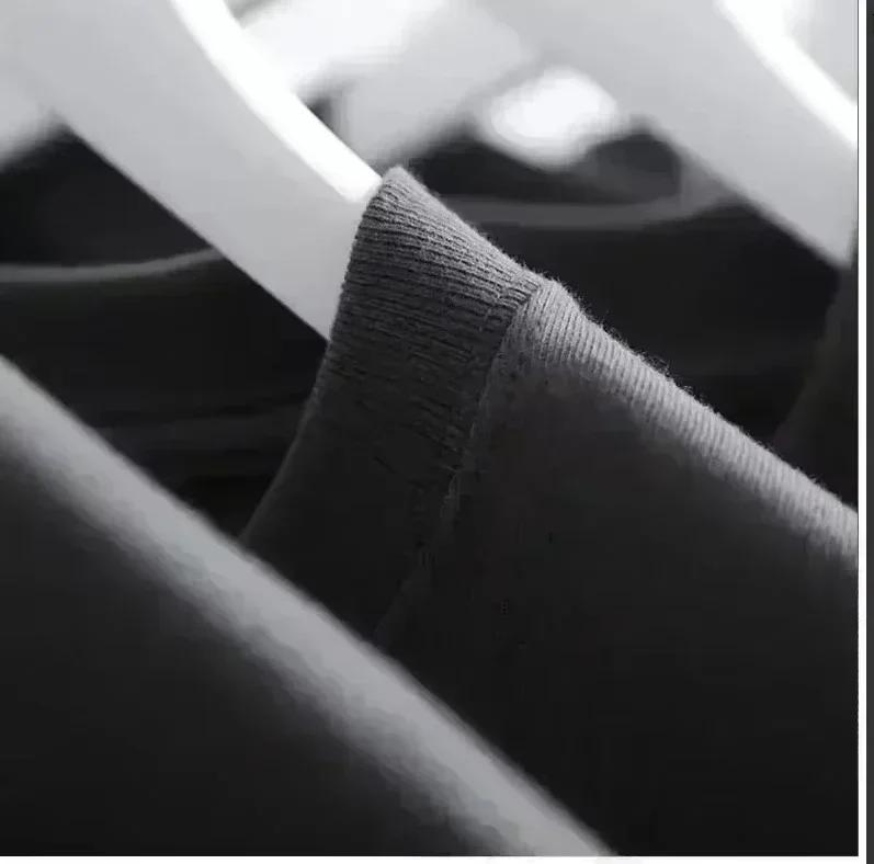 Graphique col rond pur coton haute rue nouvelles femmes imprimé T-shirt à la mode marque ample décon
