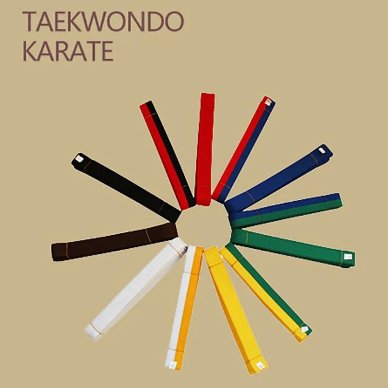 YS05 noir rouge vert jaune ceinture Taekwondo Judo karaté guerre ceinture aléatoire pour enfants adu