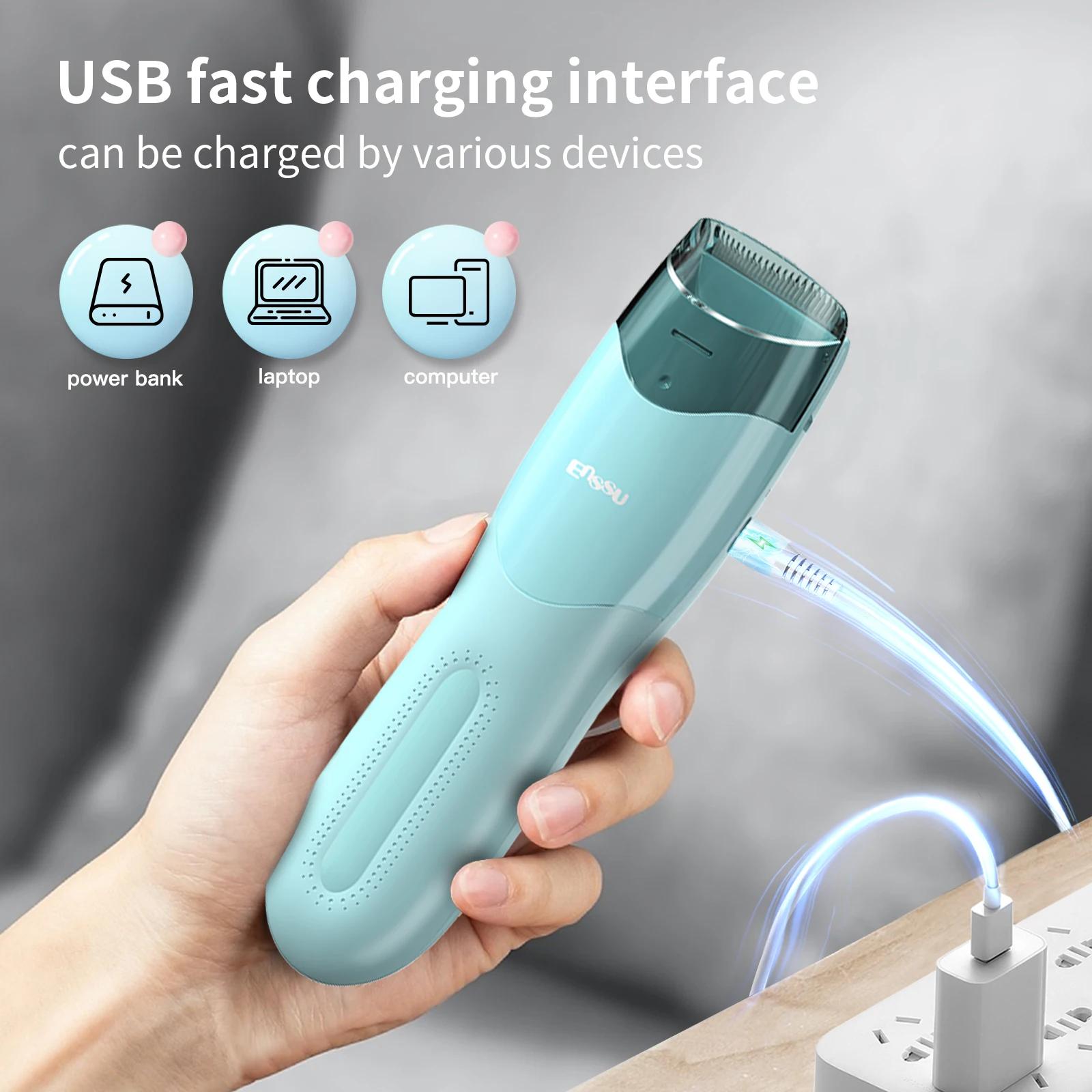 Tondeuse à cheveux aste avec aspirateur pour enfants, coupe-cheveux pour bébé, 2 modes, enfants et n