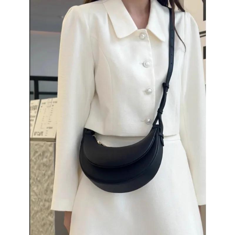 Sac croissant tendance femme JW PEI Printemps-Automne 2026, sac sous le bras, sac à bandoulière haut