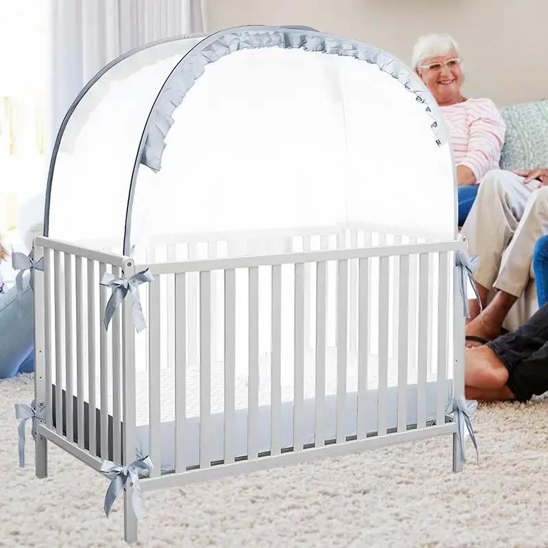 Tente de berceau Pop-Up pour bébé, couverture de berceau, auvent en maille respirante, pour garder l