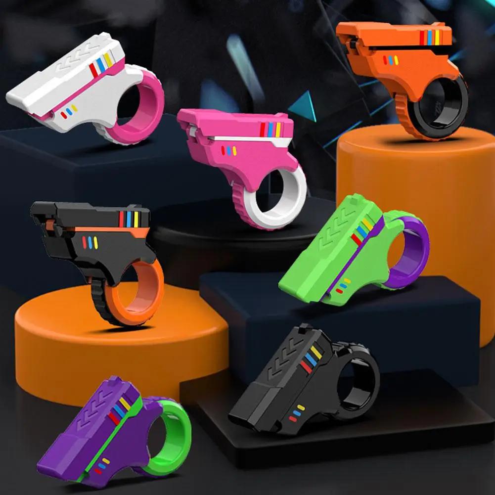 Curseurs de doigts rotatifs Fidget Toy bureau soulagement de la pression curseur cliquet doigt Fidge