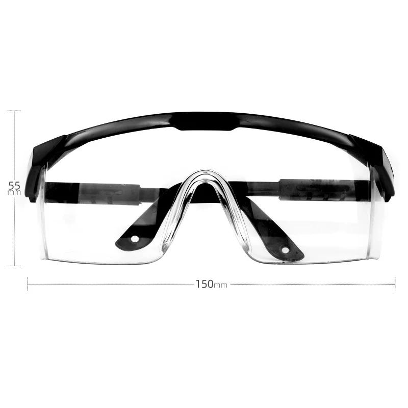 Lunettes de sécurité pour le travail, protection des yeux, anti-éclaboussures, coupe-vent, anti-pous