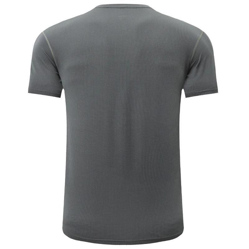 T-shirt à Manches Courtes en Maille pour Homme, Vêtement de dehors, de Course, de Musculation, d'Ent