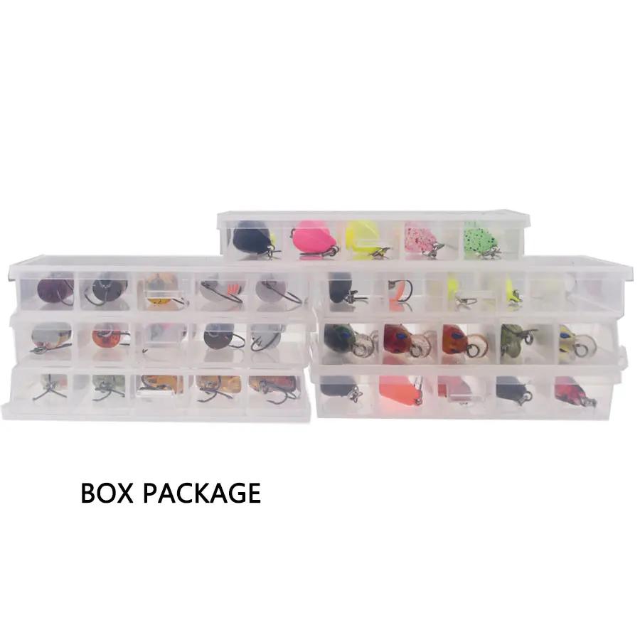 JYJ 1 boîte petite pêche dure ABS plastique leurre appât surface méné coulant leurre wobbler pour ba