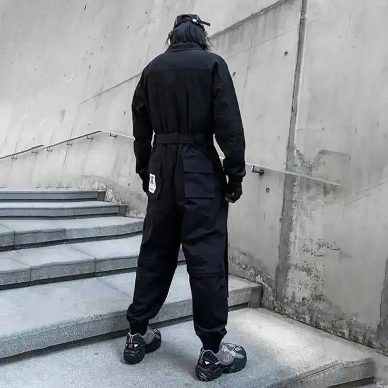 HKSH-Combinaison pantalon safari pour hommes, nouvelle marée, mode automne et été, poignées amovible