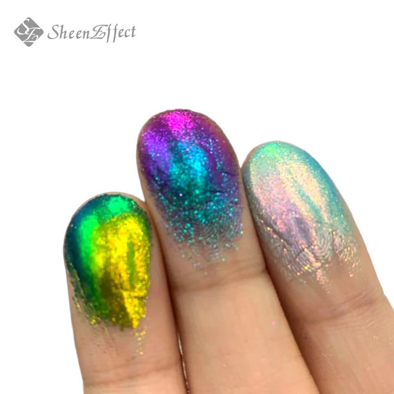 Fard à barrage Duochrome brillant pour les yeux, longue durée, haute qualité, paillettes, maquillage