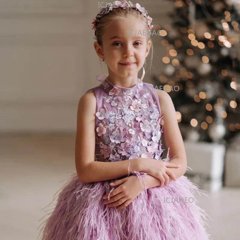 Nouvelle Robe de Cérémonie Élégante Sans Manches pour Enfants, Tenue de Fête d'Anniversaire, Robe de