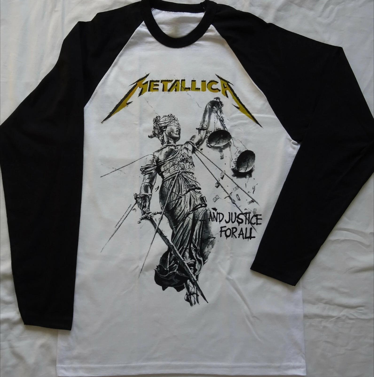 T-shirt à manches longues unisexe de la nouvelle groupe de pop Metallica, chemise à la mode, style s