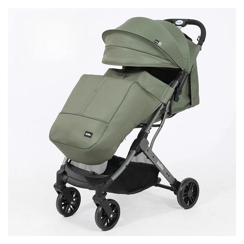 Poussette pour bébé à Absorption des chocs, paysage élevé, portable, pliable, de voyage, assise et a