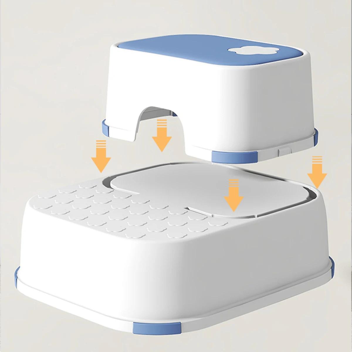 WORTHBUY Marchepied antidérapant pour enfants, sécurité, tabouret d'entraînement, piste de lavage, m