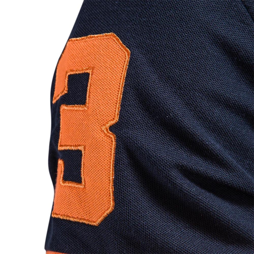 AIOPESON brodé 35% coton polo homme décontracté couleur unie Slim Fit Polo nouvelle marque vêtements