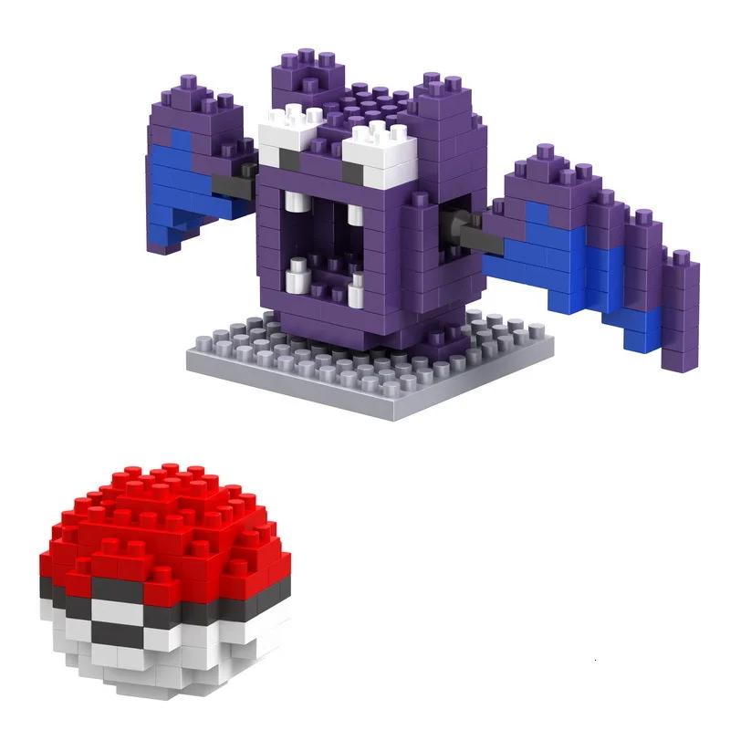 75 styles de blocs de construction Pokémon, assemblage d'anime, poupée Pikachu, Charizard, Blastoise