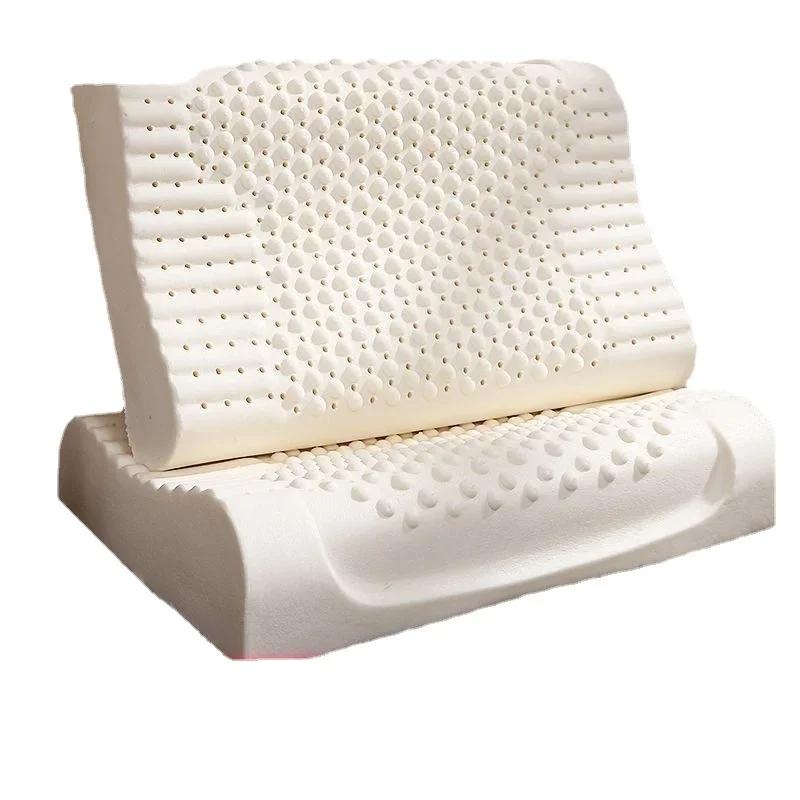 Oreiller cervical en latex naturel thaïlandais 93% pour la colonne vertébrale, pour la maison, adult
