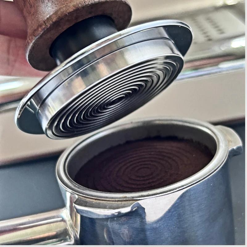 BEARR-Marteau à poudre de café avec manche en bois, profondeur réglable, calibrage horizontal consta