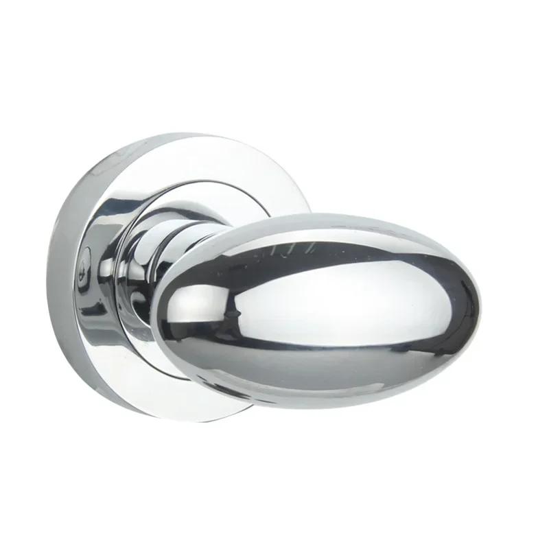 Poignée de porte naren forme d'oeuf sans corps de serrure, alliage de zinc, super belle, quincailler