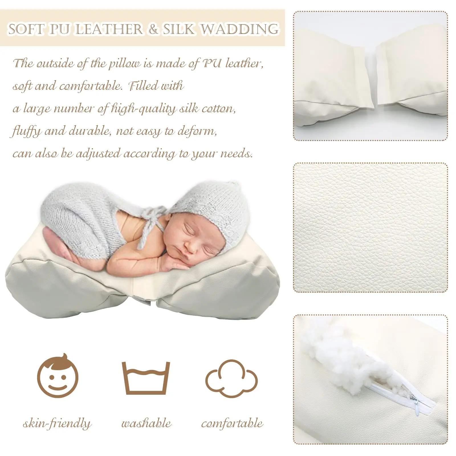 Accessoires de photographie pour nouveau-nés, coussin auxiliaire en forme de papillon, oreiller pour