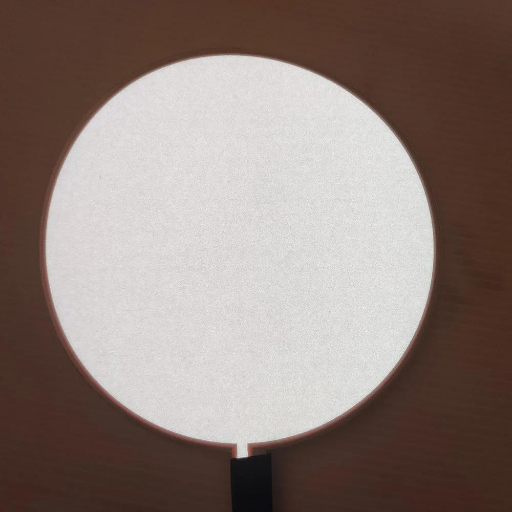 Panneau de rétro-éclairage circulaire EL, feuille autocollante pour plaque de voiture, feuille autoc