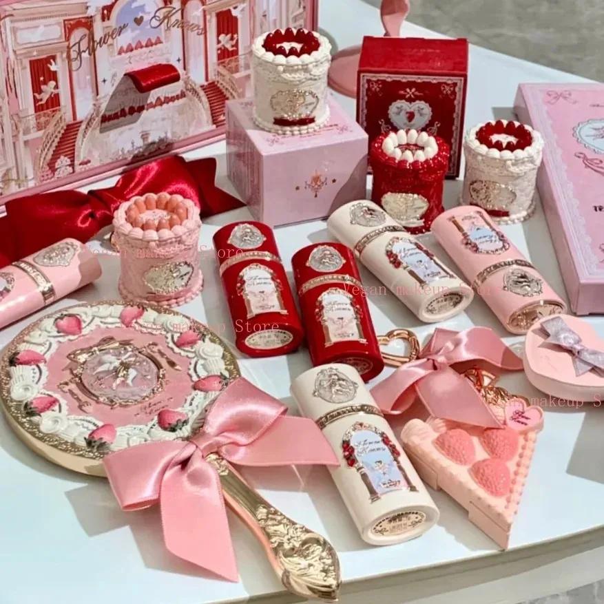 Flower Knows – Kit de maquillage de Collection Cupidon aux fraises, Palette professionnelle complète
