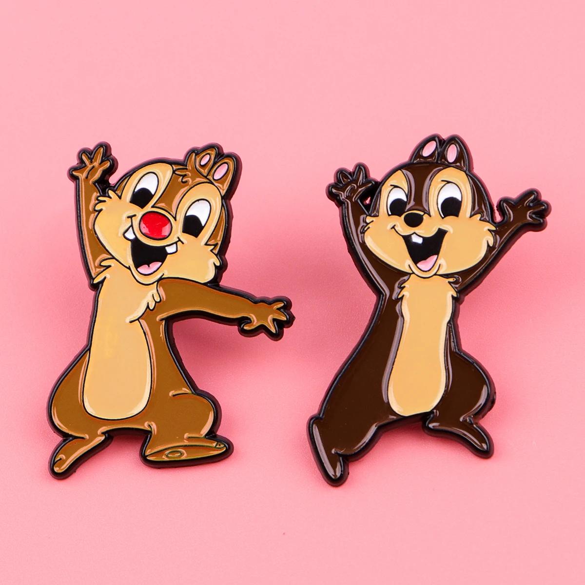 Lot de 20/50/100 broches en émail sur le thème des animaux, série Princesse de dessin animé, épingle