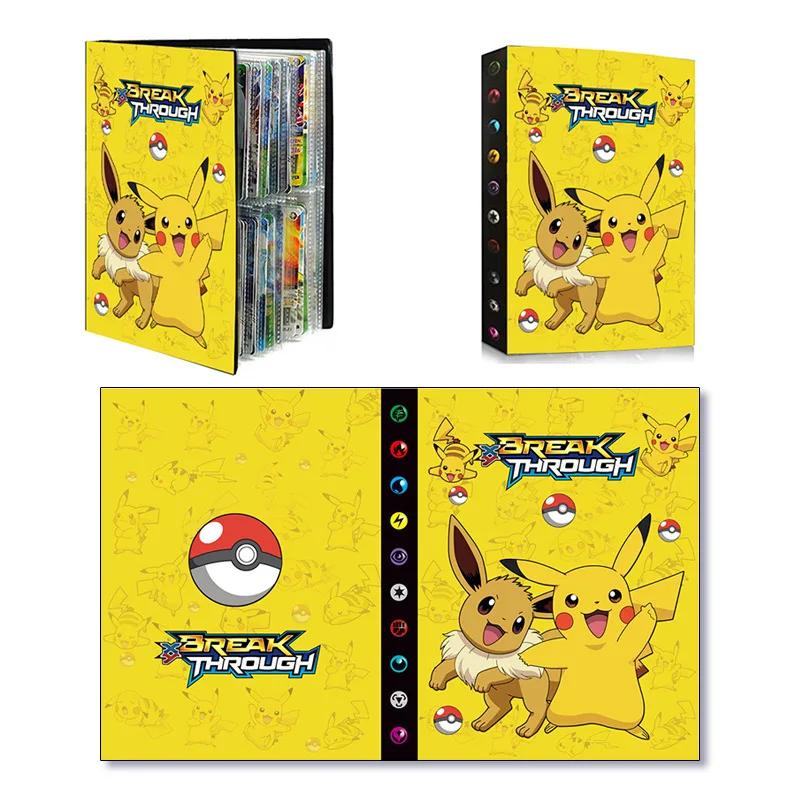 Classeur de collection Pokémon Charizard Mewtwo, protège-cartes anime, carnet pour album Pokémon, al