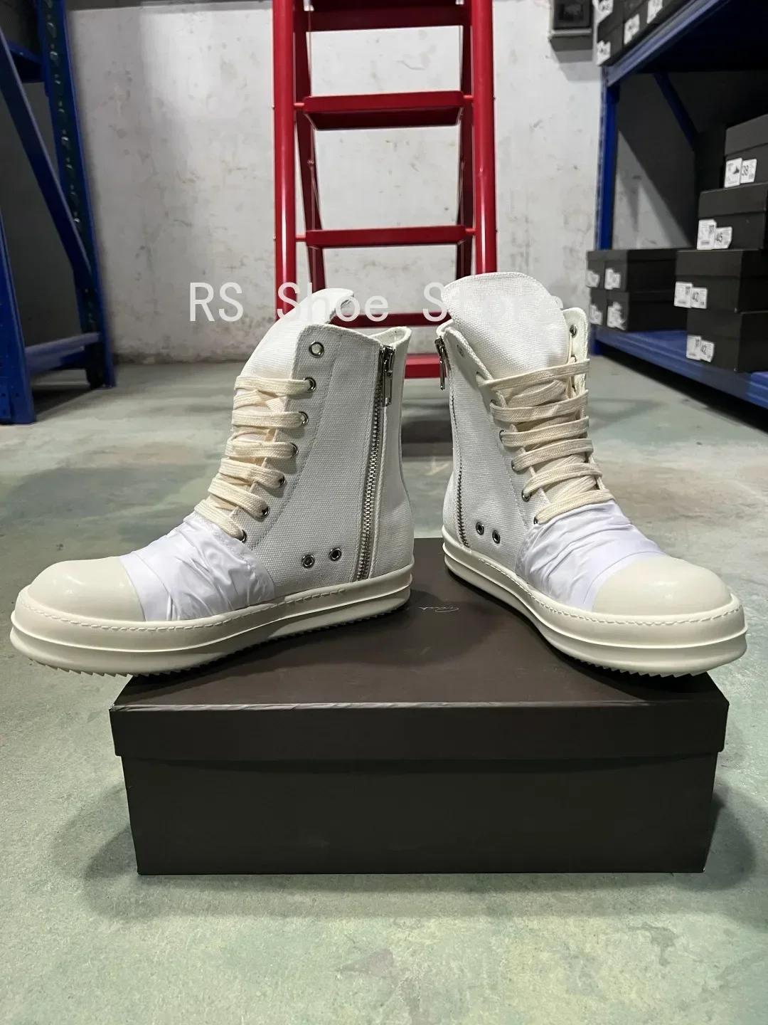 Ro marque Ro hommes chaussure femmes Sneaker blanc toile chaussures haut espadrilles décontractées f