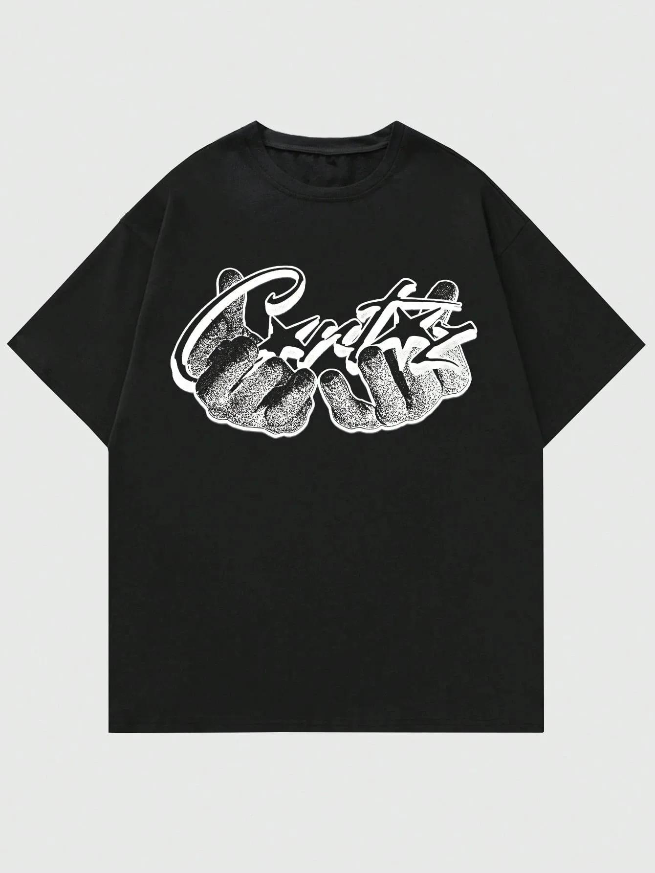 CLOOCL mode texte graphiques imprimés Premium coton T-Shirts hommes été à manches courtes T-Shirts d