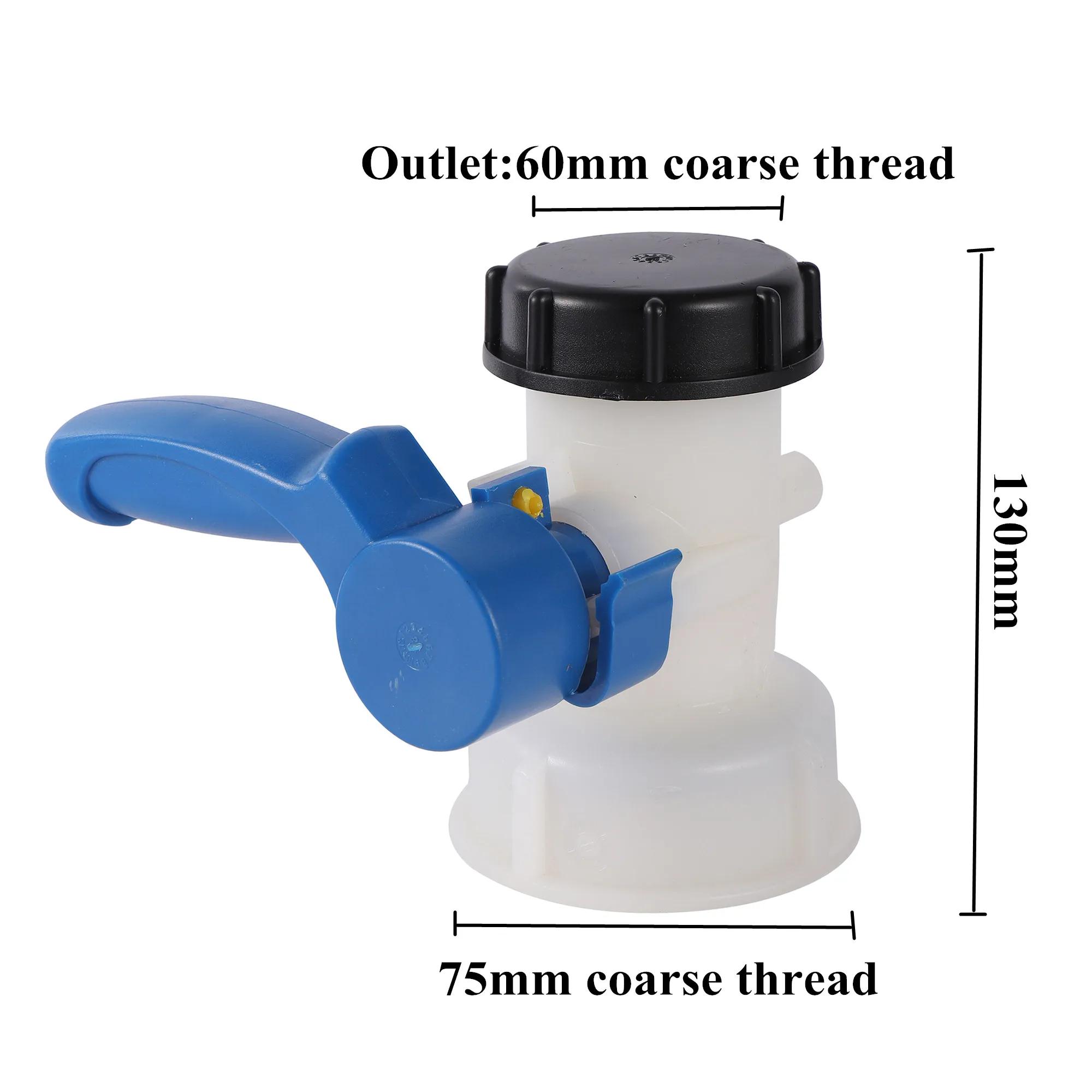 Vanne papillon de réservoir IBC DN40/50/80 62/75/100mm, conteneur de réservoir fourre-tout, Valve de
