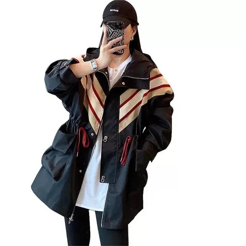 Manteau coupe-vent à capuche pour femme, coupe-vent de sport, Collection printemps 2023, nouveaux vê