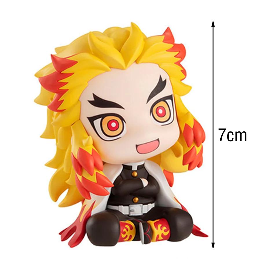 Figurines d'anime Demon Slayer Nezuko Tanjirou Zenitsu Inosuke Kyoujurou Kanawo Figurines d'action M