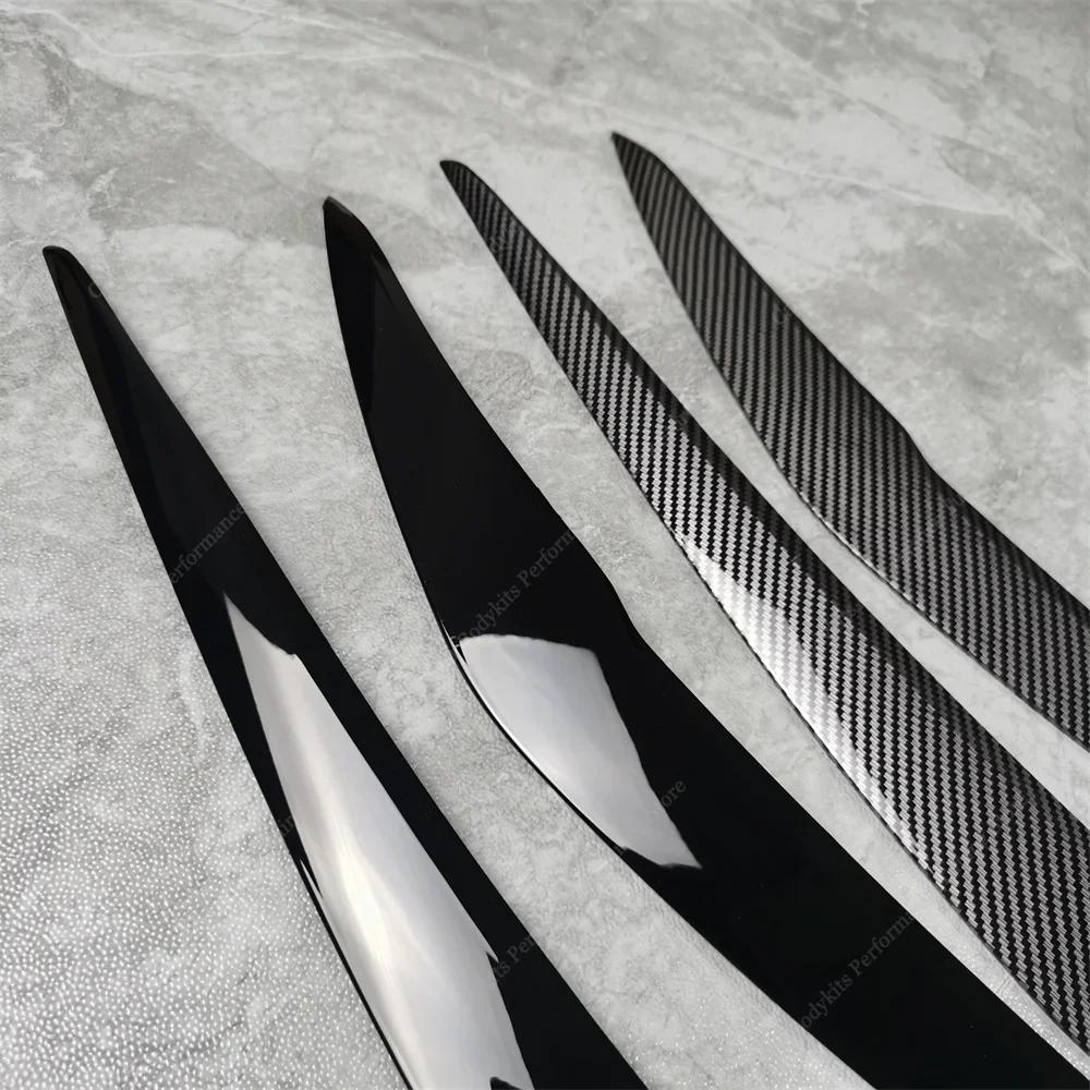 2 pièces ABS brillant phare mauvais sourcils paupières pour BMW F20 F21 1 série 116d 118i 120i 120d 
