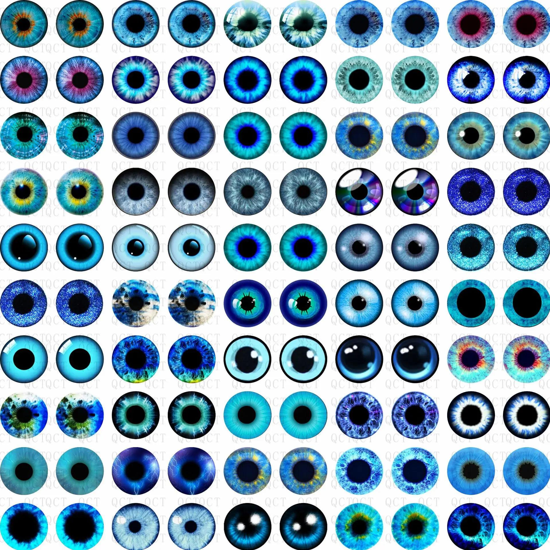 Lot de cabochons ronds en verre à beurre, 6/8/10/12mm, lot de 50 pièces, œil de dragon, chat, par pa