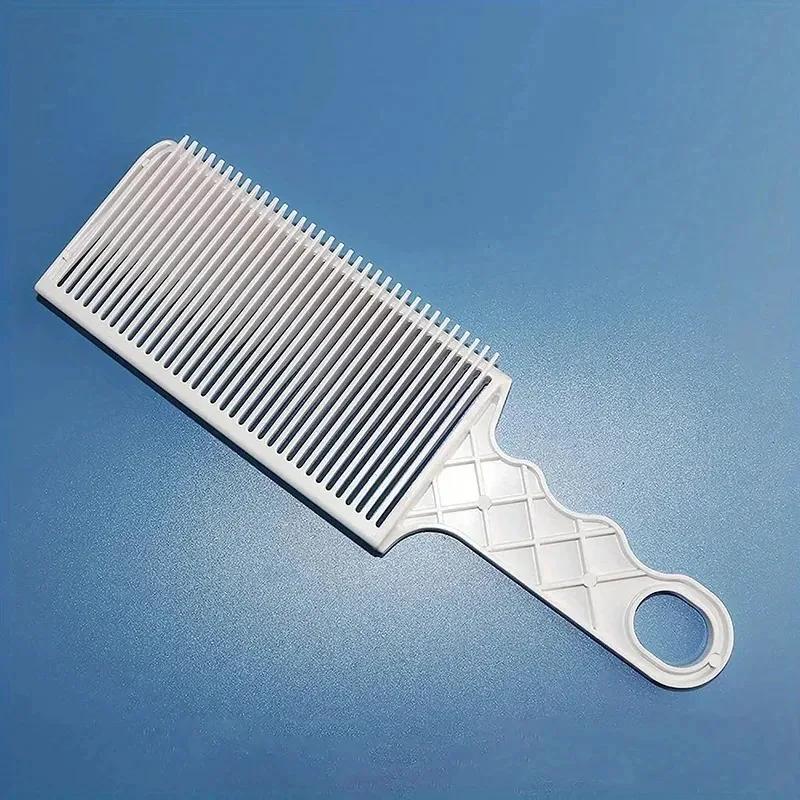 Peigne de décoloration professionnel pour barbier, mélange de cheveux à dessus plat pour hommes, bro