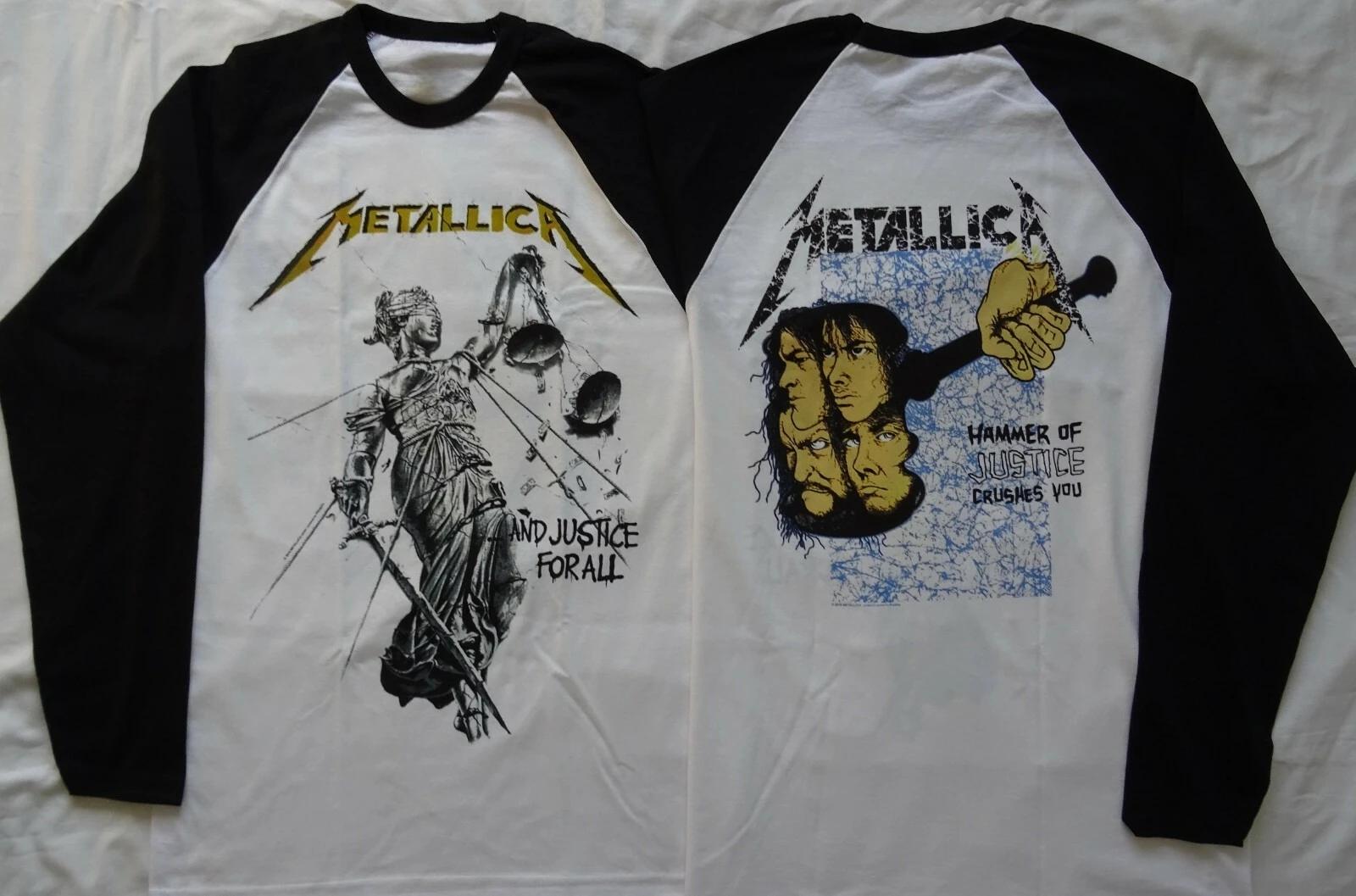 T-shirt à manches longues unisexe de la nouvelle groupe de pop Metallica, chemise à la mode, style s