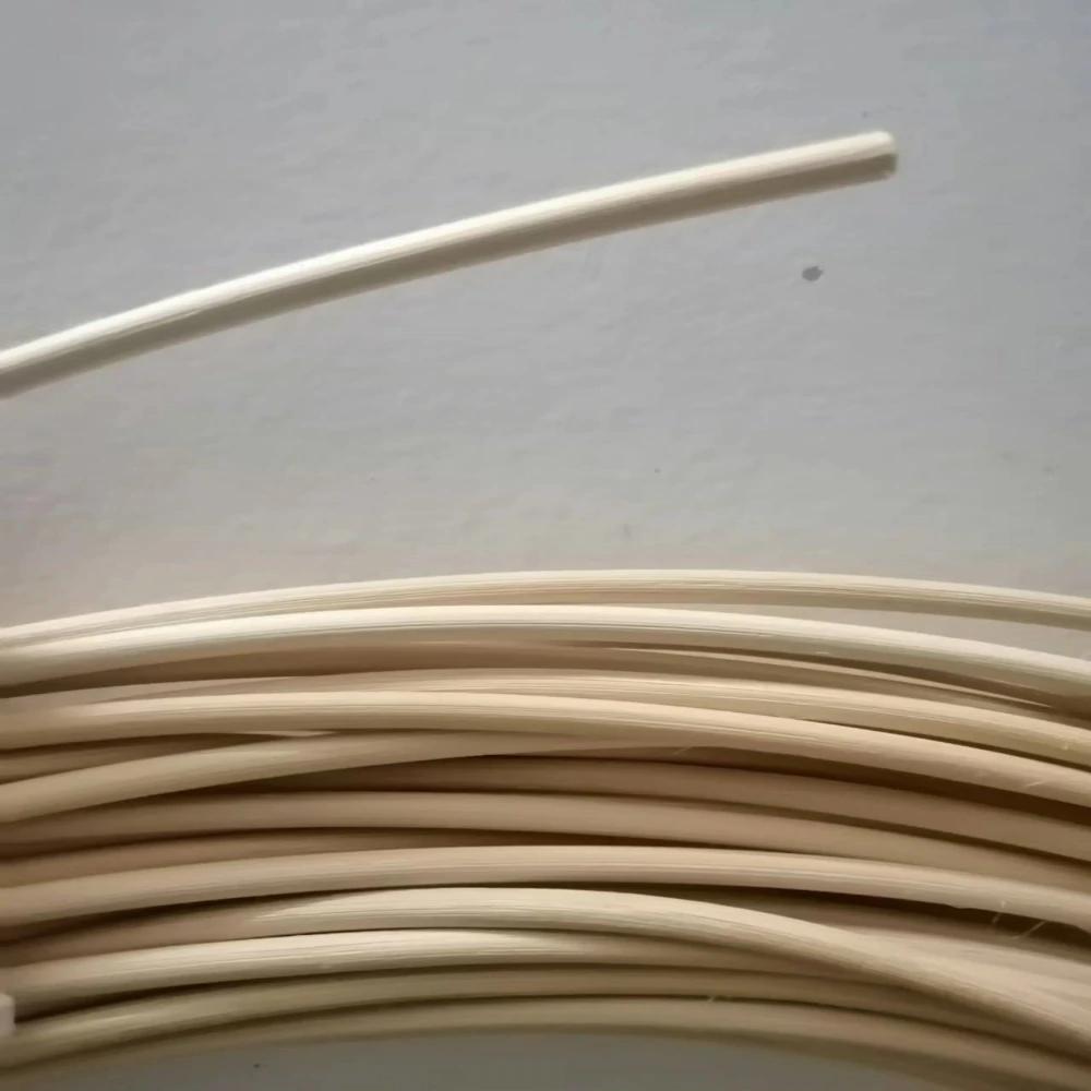 Bâton de canne naturel rond de 10 mètres, 2/3/4/5/6/7mm, véritable matériau de tissage de noyau de r