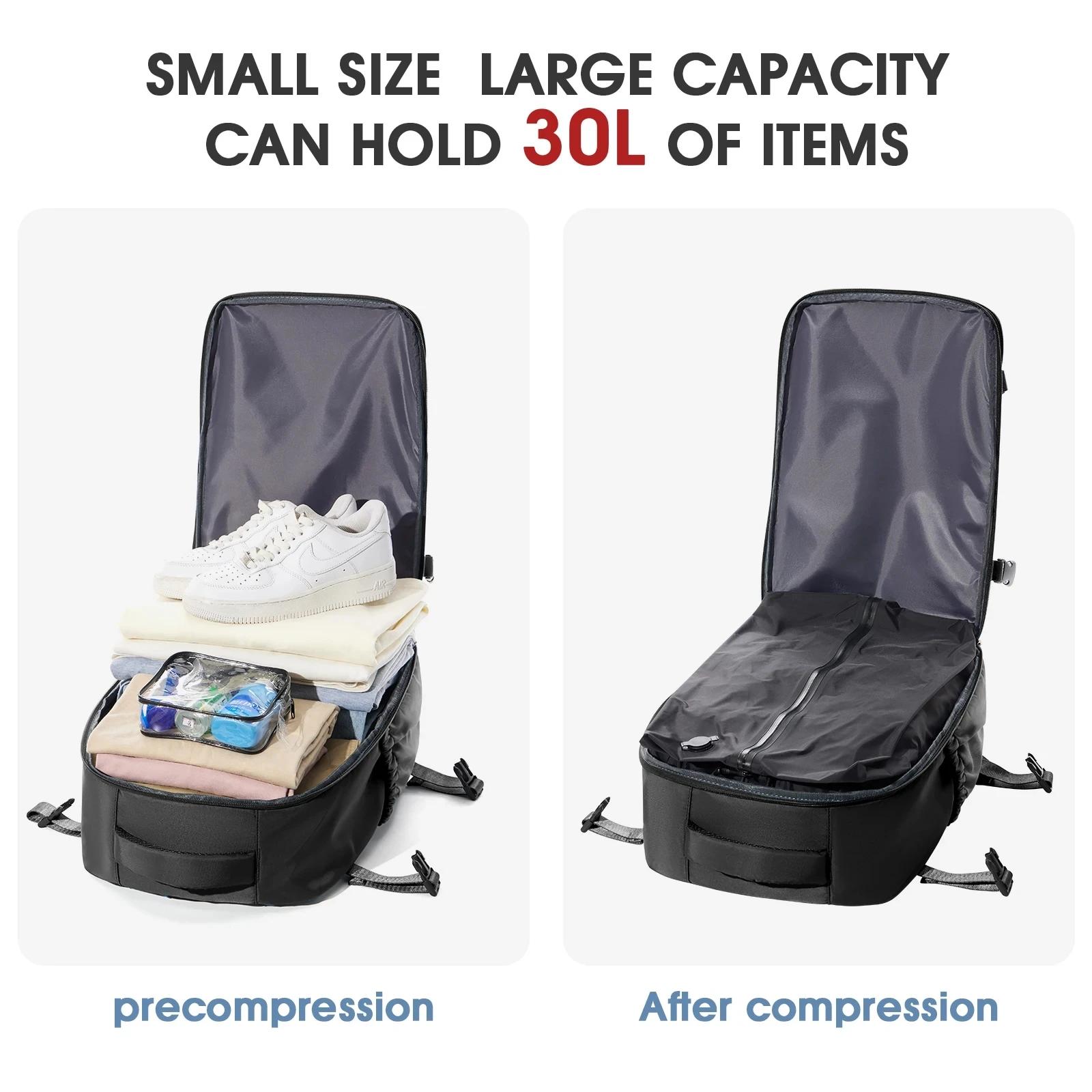 Sac à dos de voyage sous vide pour hommes, sac à dos de grande capacité, sac à dos pour ordinateur p