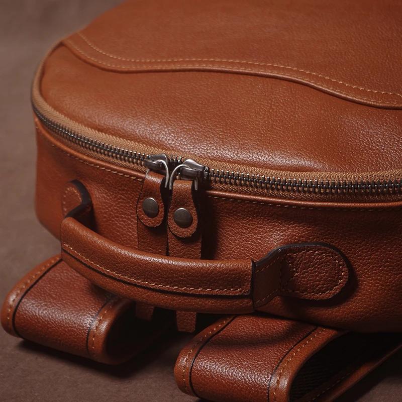 GURO marque de luxe sac à dos en cuir véritable hommes et femmes haute capacité week-end sac de voya