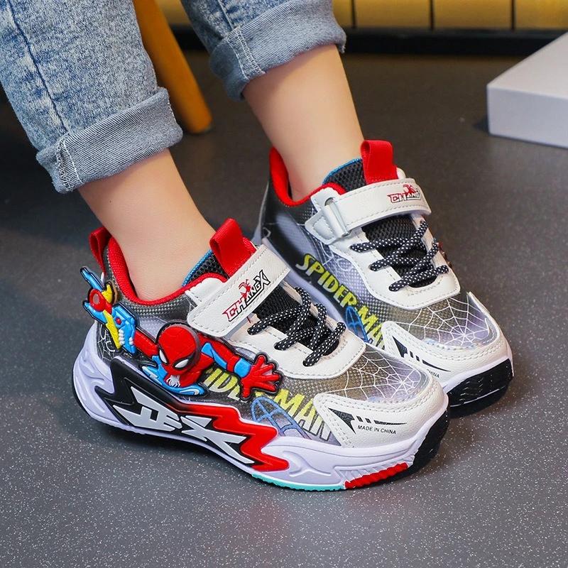 Baskets en maille Spider-Man pour garçons, collection Printemps-Automne 2026, chaussures de course l