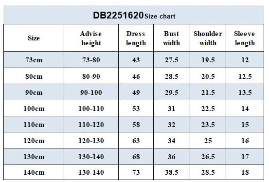 Dave Bella – robe d'été pour filles, douce et mignonne, manches bulles, robe de princesse en maille 
