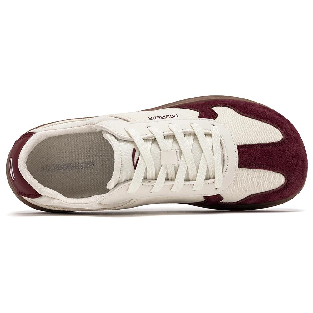 Chaussures pieds nus HOBIBEAR pour hommes et femmes |   Baskets en toile à bout large, légères, déco