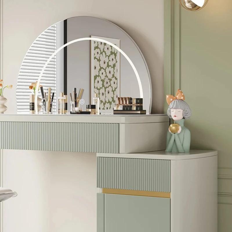 Organisateur moderne rangement vanité Table miroir filles femmes Unique maquillage vanité bureau gai