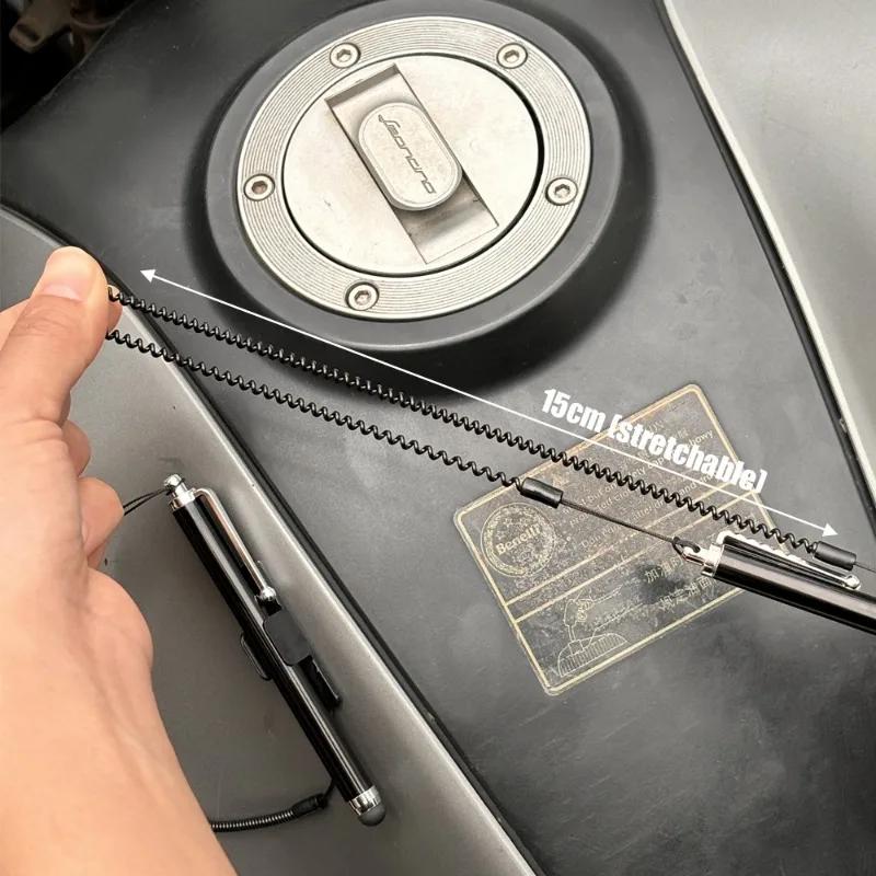 Stylet capacitif universel pour écran tactile de moto, stylo de peinture, stylet résistif avec corde