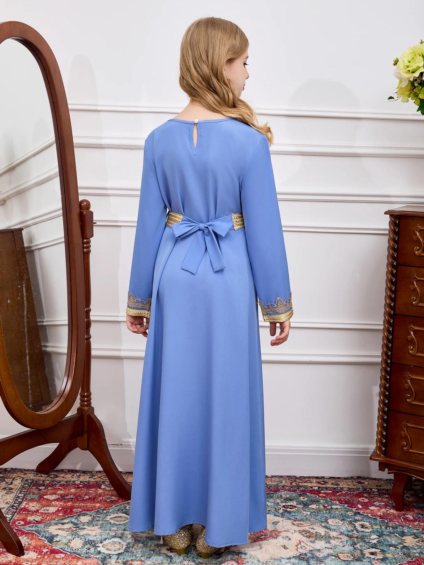 Robe de prière du moyen-orient pour filles, Abaya musulmane à capuche, robes arabes modestes islamiq