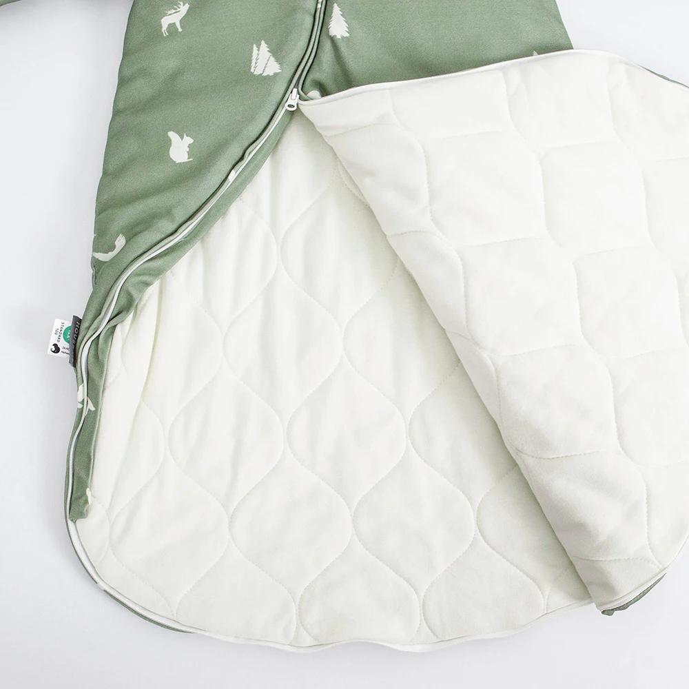 Sac de couchage pour bébé de 0 à 24 mois, avec manches amovibles, couverture anti-coup de pied, sacs