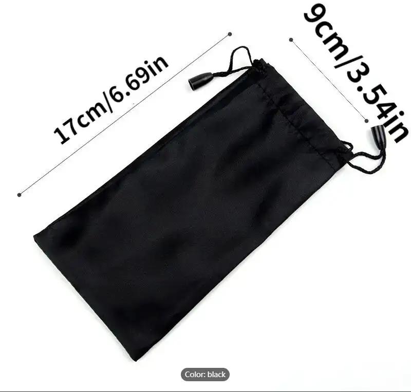 1/20 pièces Portable tissu doux étanche lunettes de soleil sac microfibre poussière stockage pochett