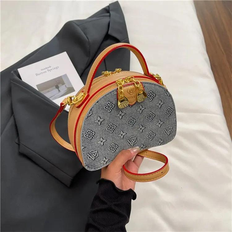 Sac à bandoulière rétro imprimé pour femme – Sac à main de haute qualité, décontracté, polyvalent, a