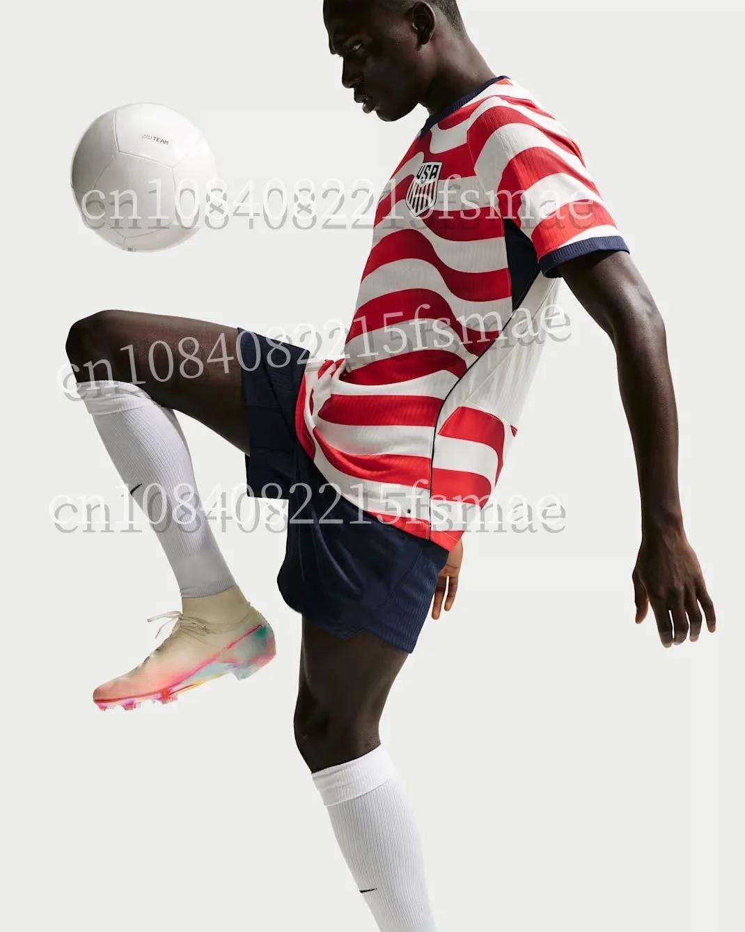 Maillot de football style américain 2026, rayé rouge et blanc, tenue d'entraînement sportive pour ho