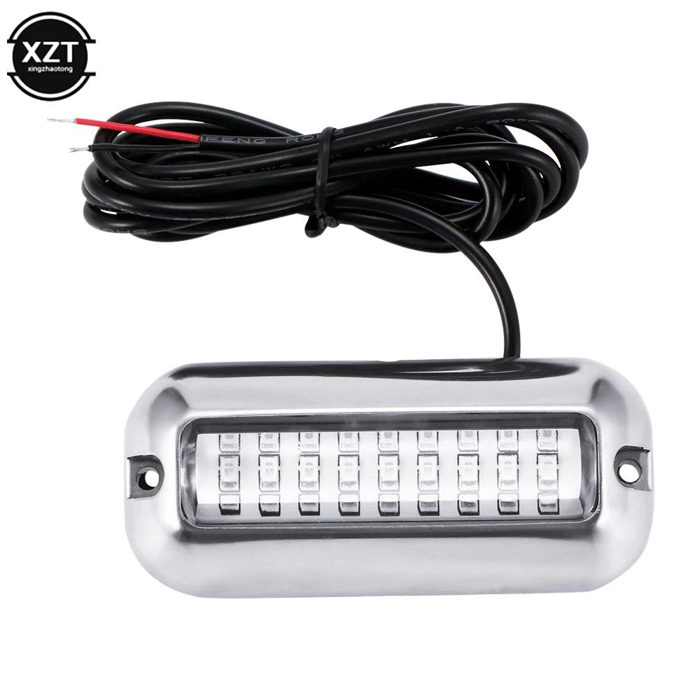 27LED 12V bateau arrière lumière sous-marine ponton Marine bateau accessoires lumière en acier inoxy