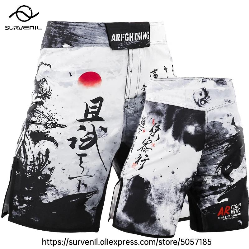 Short de MMA, Jiu Jitsu Muay Thai pour homme, vêtement pour arts martiaux, BJJ, Grappling, déclinais